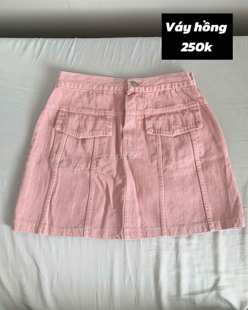 Váy nữ Denim Hồng. Mua bán Quần áo tại Huyện Chợ Gạo Tiền Giang được đăng bởi Lê Kim hình 1