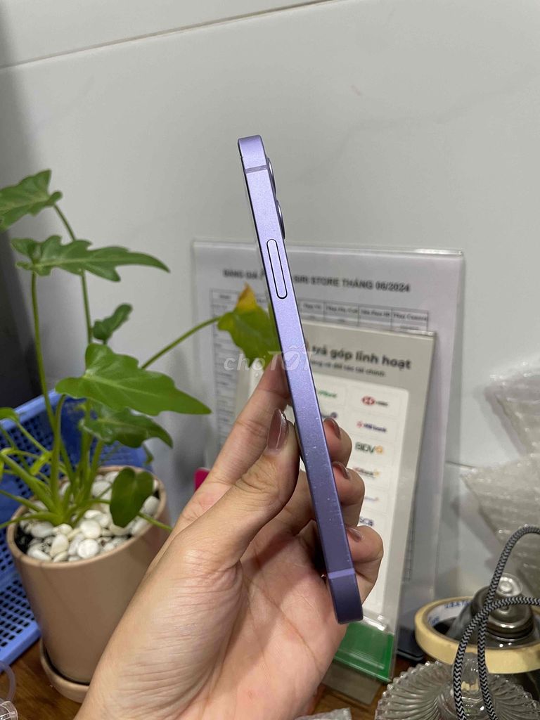 IPhone 12 256GB quốc tế Tím Zin đẹp Pin 100 😍. Mua bán Điện thoại tại Huyện Hóc Môn Tp Hồ Chí Minh được đăng bởi Luân Hoài hình 4