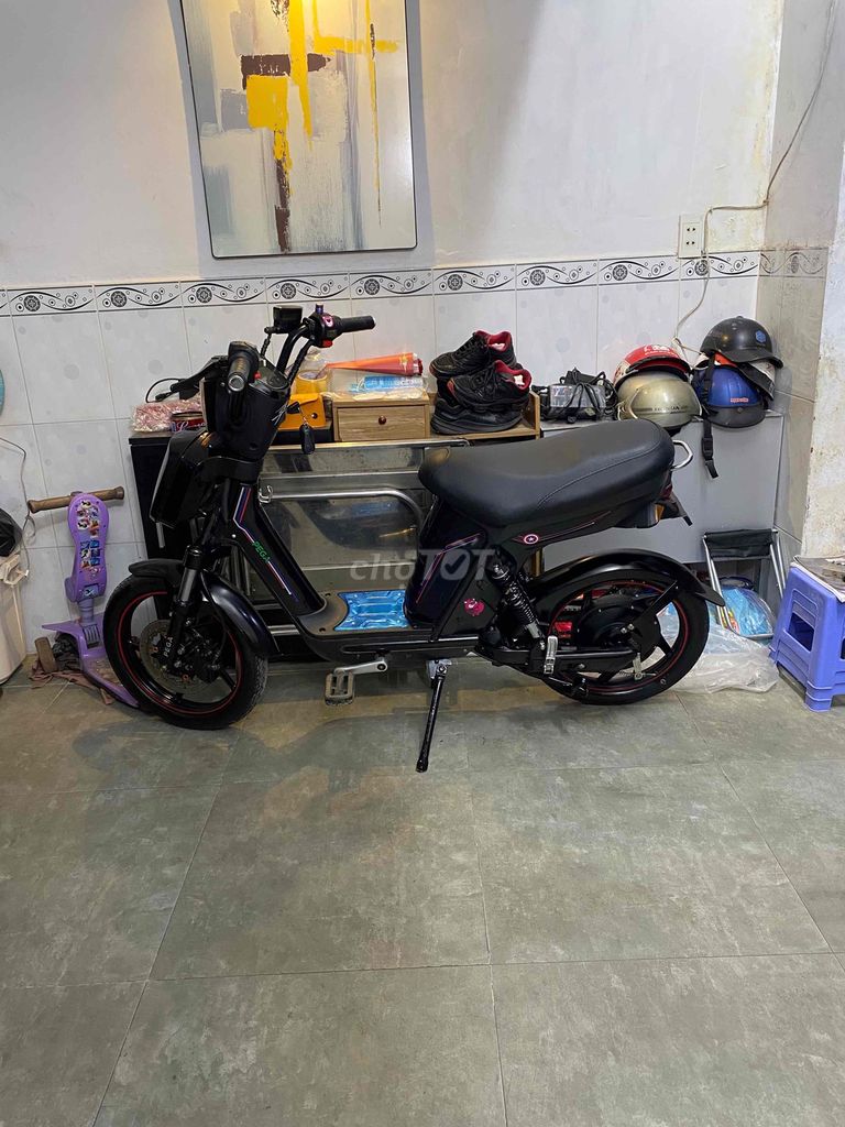 Xe đạp điện Pega Cap A+ Xanh đen. Mua bán Xe điện tại Quận Bình Tân Tp Hồ Chí Minh được đăng bởi Nguyễn bảo thanh thảo hình 1