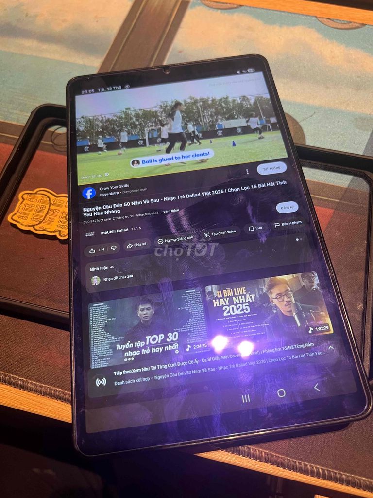 Samsung Galaxy Tab A9 Xám kèm Bút dùng được. Mua bán Máy tính bảng tại Huyện Xuân Trường Nam Định được đăng bởi Mr Vu hình 1