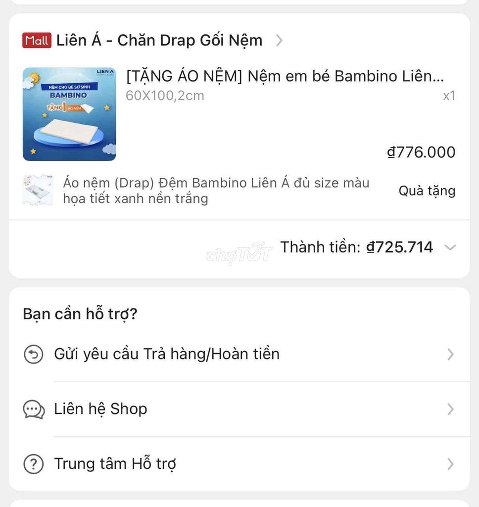 Nệm liên á + gối chặn. Mua bán Mẹ và bé tại Thành phố Thủ Đức Tp Hồ Chí Minh được đăng bởi Chi hình 2