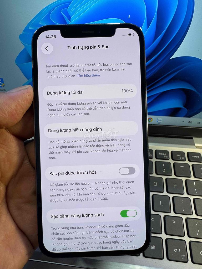 Apple iPhone 12 Pro 256GB Đen 99%. Mua bán Điện thoại tại Quận 6 Tp Hồ Chí Minh được đăng bởi QUỐC THIÊN BÁN GÓP 0 ĐỒNG  hình 1