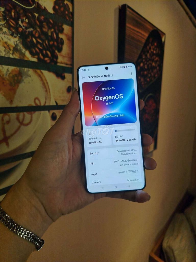 OnePlus 13 256GB Đen 98% mới sạc 170 lần. Mua bán Điện thoại tại Thành phố Thuận An Bình Dương được đăng bởi Đạt Bình Dương hình 1