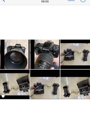 Nikon F601 kèm ống Polaroid camera ko rõ tình trạn