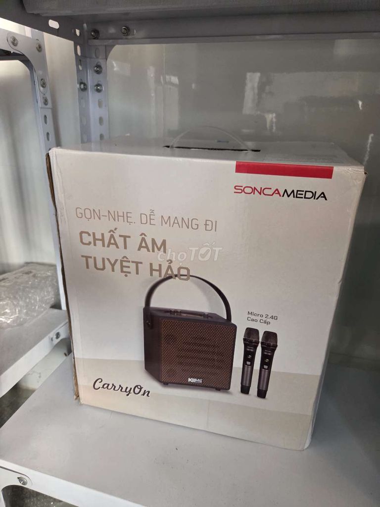 Loa karaoke SONCAMEDIA CarryOn Nâu. Mua bán Tivi, Âm thanh tại Quận Ninh Kiều Cần Thơ được đăng bởi Minh Audio hình 1