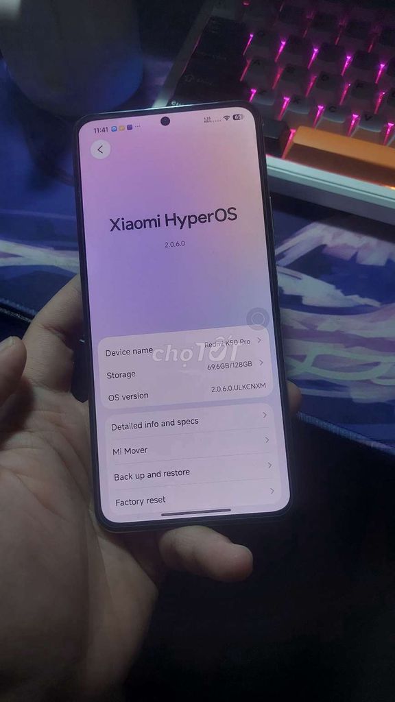 Xiaomi K50 Pro 8GB/128GB. Mua bán Điện thoại tại Quận Hà Đông Hà Nội được đăng bởi Nam Cường hình 1