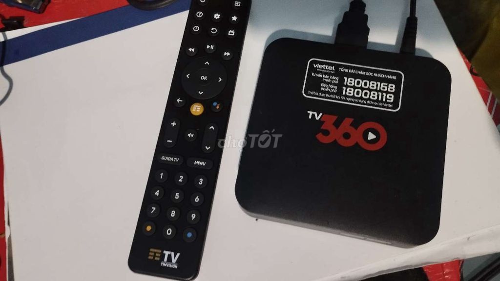 Đầu thu TV Box Viettel TV360 Đen. Mua bán Tivi, Âm thanh tại Thành phố Cao Lãnh Đồng Tháp được đăng bởi Nguyen Dat hình 1