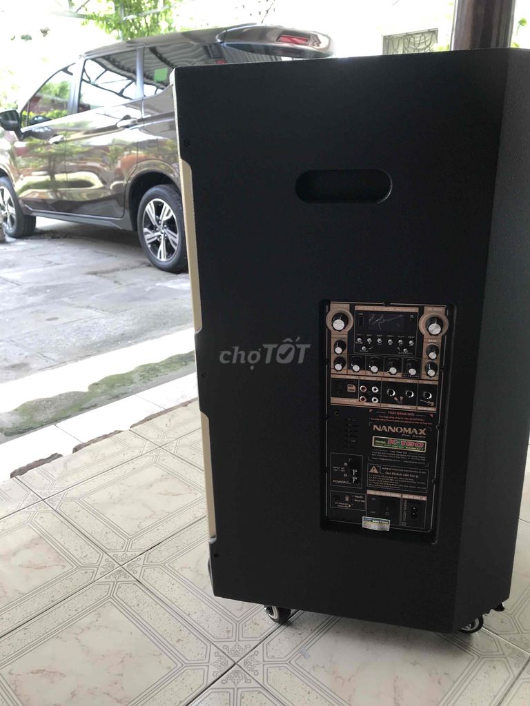 Loa Karaoke bass 40 3 đường tiếng Nanomax kèm mic