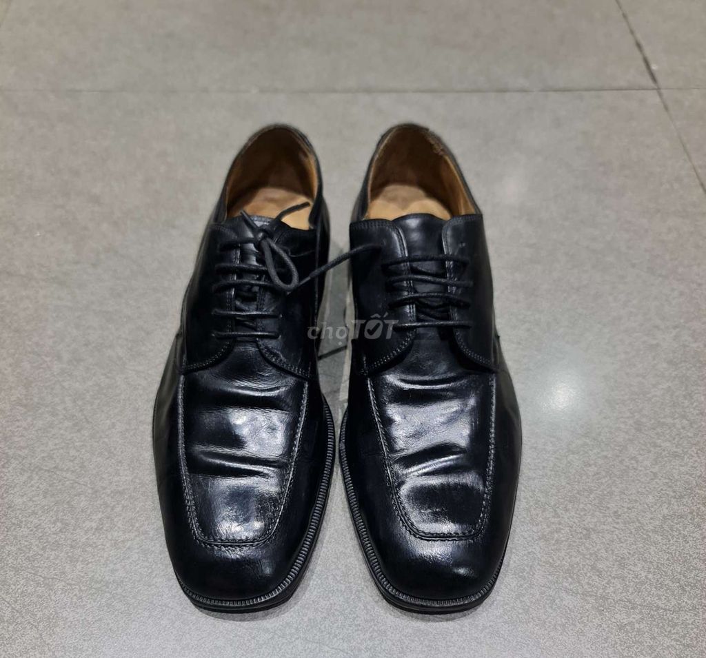 Giày tây Bally Nam Da bò Đen size 43. Mua bán Giày dép tại Quận Gò Vấp Tp Hồ Chí Minh được đăng bởi Anh Ba  Hàng hiệu tuyển Chuyên bán Online uy tín hình 1