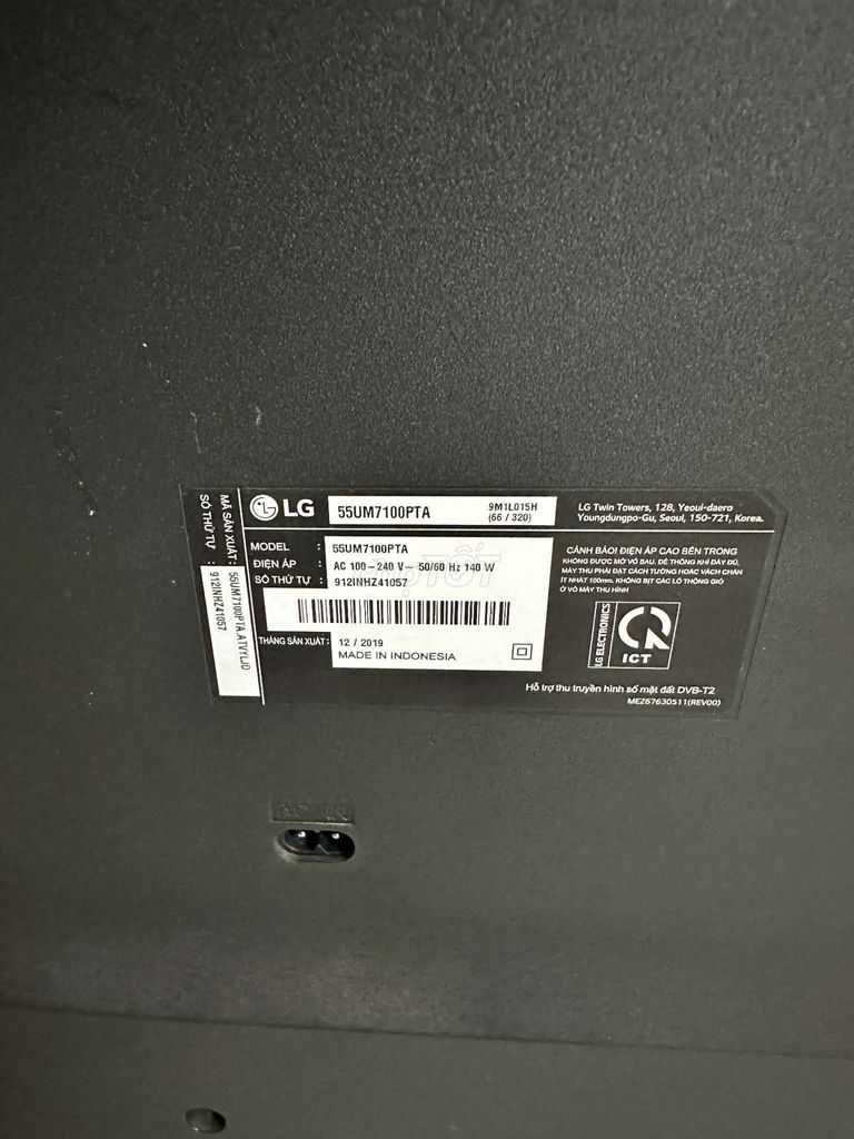 Tivi LG 55UM7100PTA 55 inch Đen Indonesia. Mua bán Tivi, Âm thanh tại Huyện Thanh Trì Hà Nội được đăng bởi Phạm Tuấn hình 1