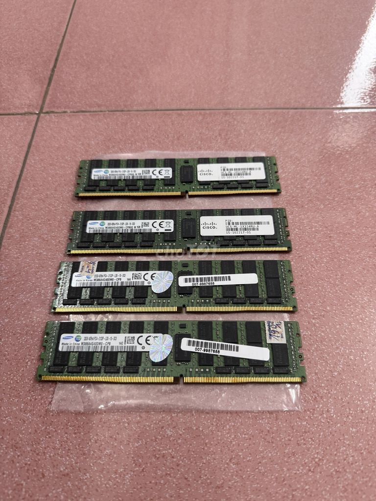 Combo 4 thanh ram PC DDR4 32GB bus 2133 ECC. Mua bán Linh kiện (RAM, Card...) tại Quận Gò Vấp Tp Hồ Chí Minh được đăng bởi styledat hình 1