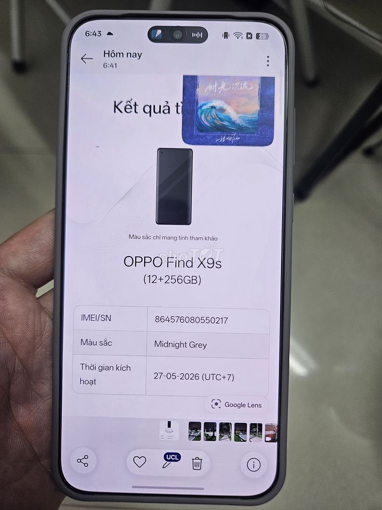 Oppo Find X9s 12GB/256GB Xám. Mua bán Điện thoại tại Quận Hai Bà Trưng Hà Nội được đăng bởi Thanh hình 1
