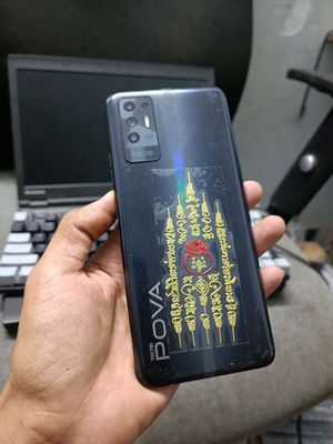 TECNO POVA 2 4GB.64GB PIN 7000 HELIO G85 MƯỢT MÀ