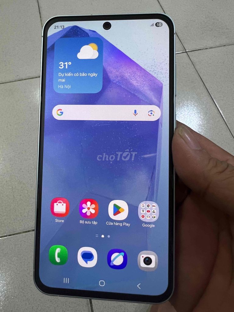 Samsung Galaxy A55 5G 256GB Trắng. Mua bán Điện thoại tại Thành phố Dĩ An Bình Dương được đăng bởi shop máy củ zin uy tín hình 1