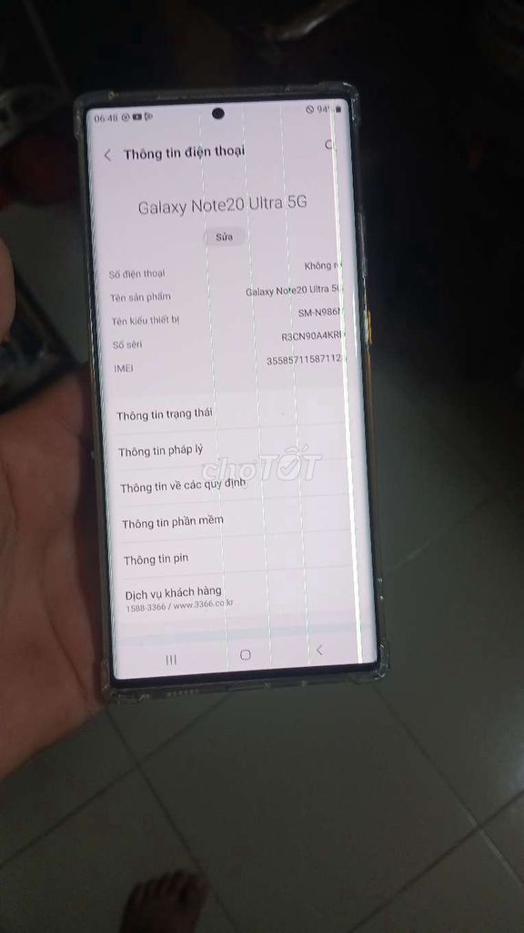 Note 20 Ultra 12GB/256Gg. Mua bán Điện thoại tại Quận 12 Tp Hồ Chí Minh được đăng bởi anh khang  hình 1