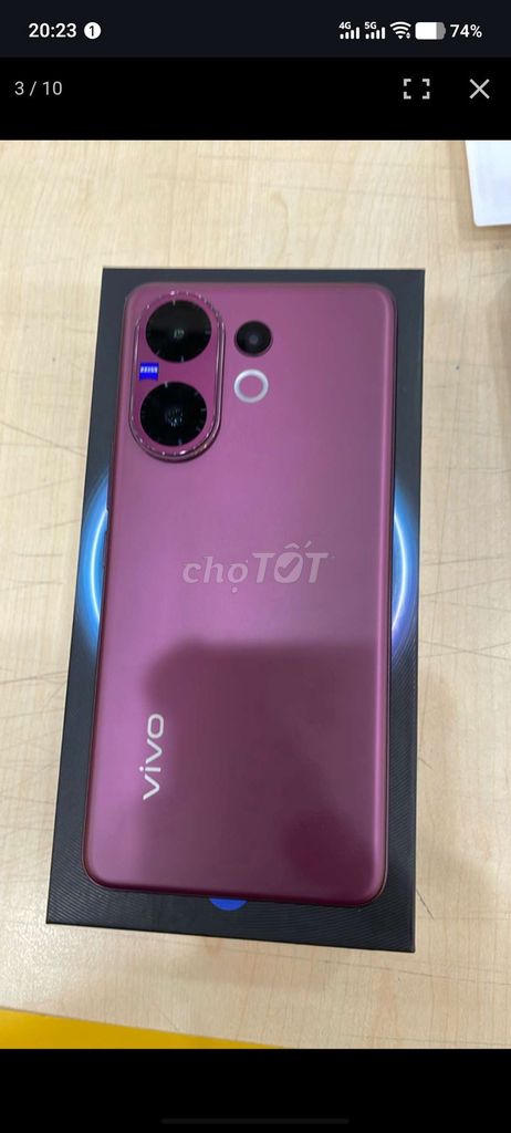 Vivo V60 5G 256GB Tím Đã sử dụng. Mua bán Điện thoại tại Quận 8 Tp Hồ Chí Minh được đăng bởi tùng  hình 1