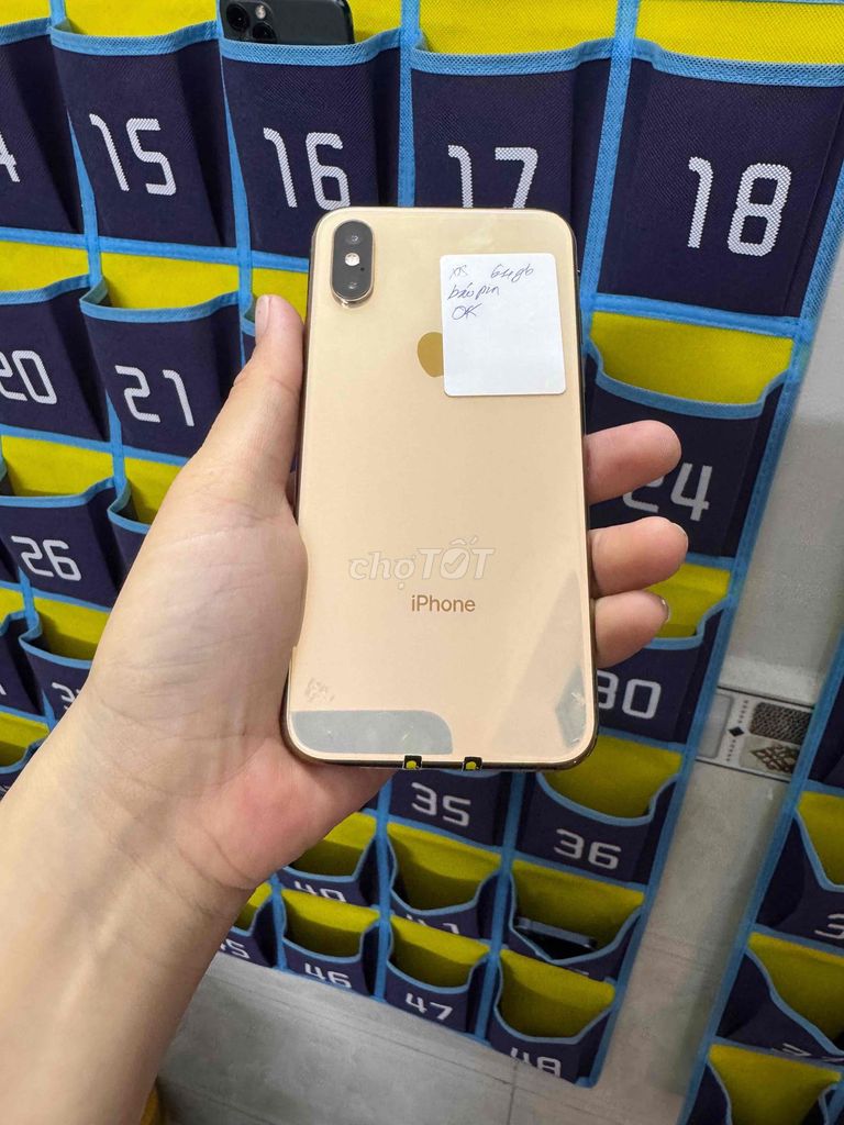 Apple iPhone XS 64GB Vàng màn gx full chức năng. Mua bán Điện thoại tại Quận 4 Tp Hồ Chí Minh được đăng bởi Phan Pha hình 1