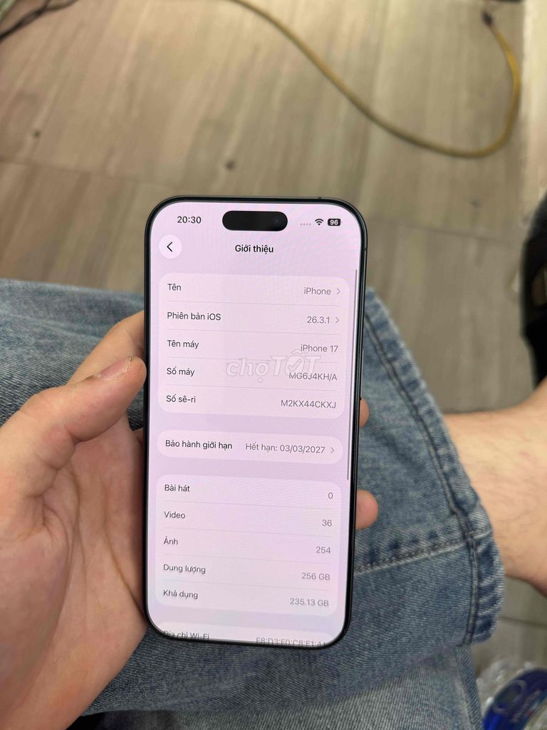 Apple iPhone 17 256GB Xám. Mua bán Điện thoại tại Quận Cầu Giấy Hà Nội được đăng bởi Bùi Nam hình 1