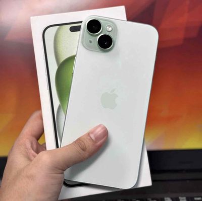 iPhone 15Plus 128GB Green FULLBOX BH APPLE 06/2025