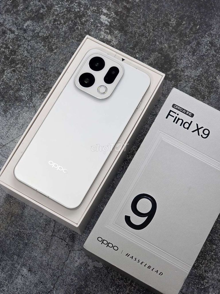 Oppo Find X9 5G 16GB/256GB Trắng Fullbox. Mua bán Điện thoại tại Quận Thanh Khê Đà Nẵng được đăng bởi Tú MB hình 1