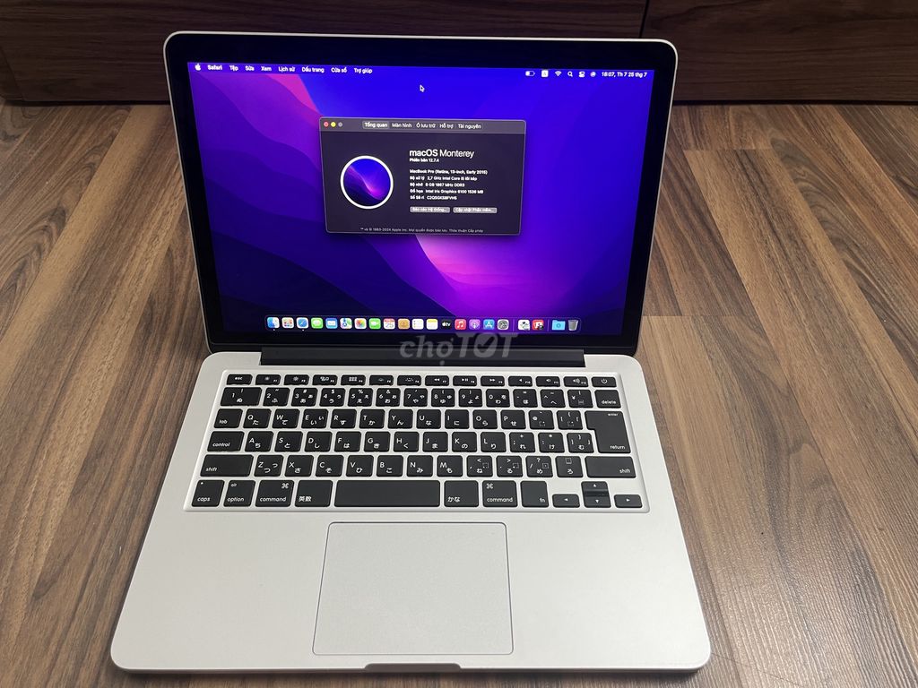 Macbook Pro 2015 i5 13 inch 8GB-128gb/256gb/512gb. Mua bán Laptop tại Quận Nam Từ Liêm Hà Nội được đăng bởi Trada Order hình 1