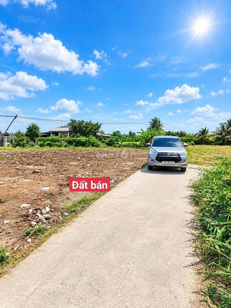 490m2 thổ nền cao đường ôtô Đức Tân_Tân Trụ Long An giá rẻ đẹp 750tr