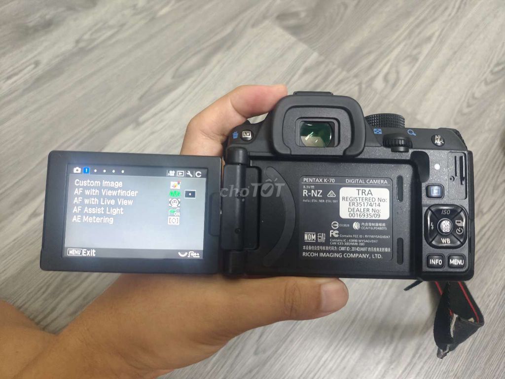 Máy ảnh Pentax K70 Đen. Mua bán Máy ảnh, Máy quay tại Quận Cầu Giấy Hà Nội được đăng bởi nguyễn hoàng hiệp hình 1