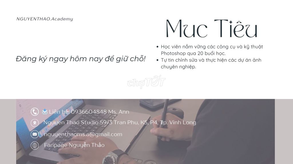 khoá học photoshop hỗ trợ việc làm sau khóa học