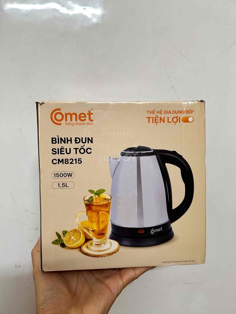 Bình đun siêu tốc Comet CM8215 1.5L. Mua bán Bếp, lò, đồ điện nhà bếp tại Quận Đống Đa Hà Nội được đăng bởi Nguyễn Ngọc Thắng hình 1