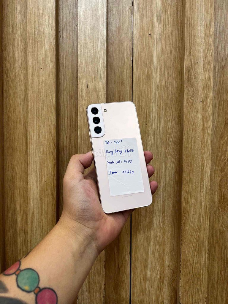 Samsung S22 Plus 256GB Hồng Like New. Mua bán Điện thoại tại Quận Đống Đa Hà Nội được đăng bởi HaNoiMobile HT  hình 1