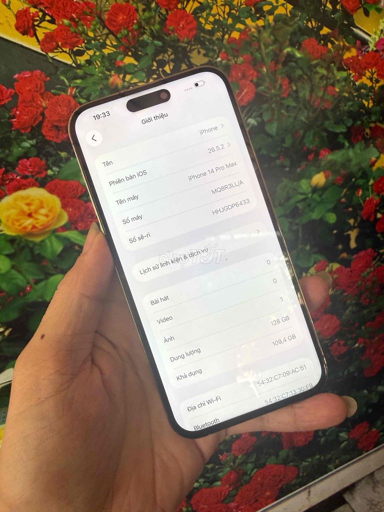 iPhone 14 Pro Max 128GB Vàng đã thay màn hình. Mua bán Điện thoại tại Quận Bình Tân Tp Hồ Chí Minh được đăng bởi nguyễn sang  hình 1