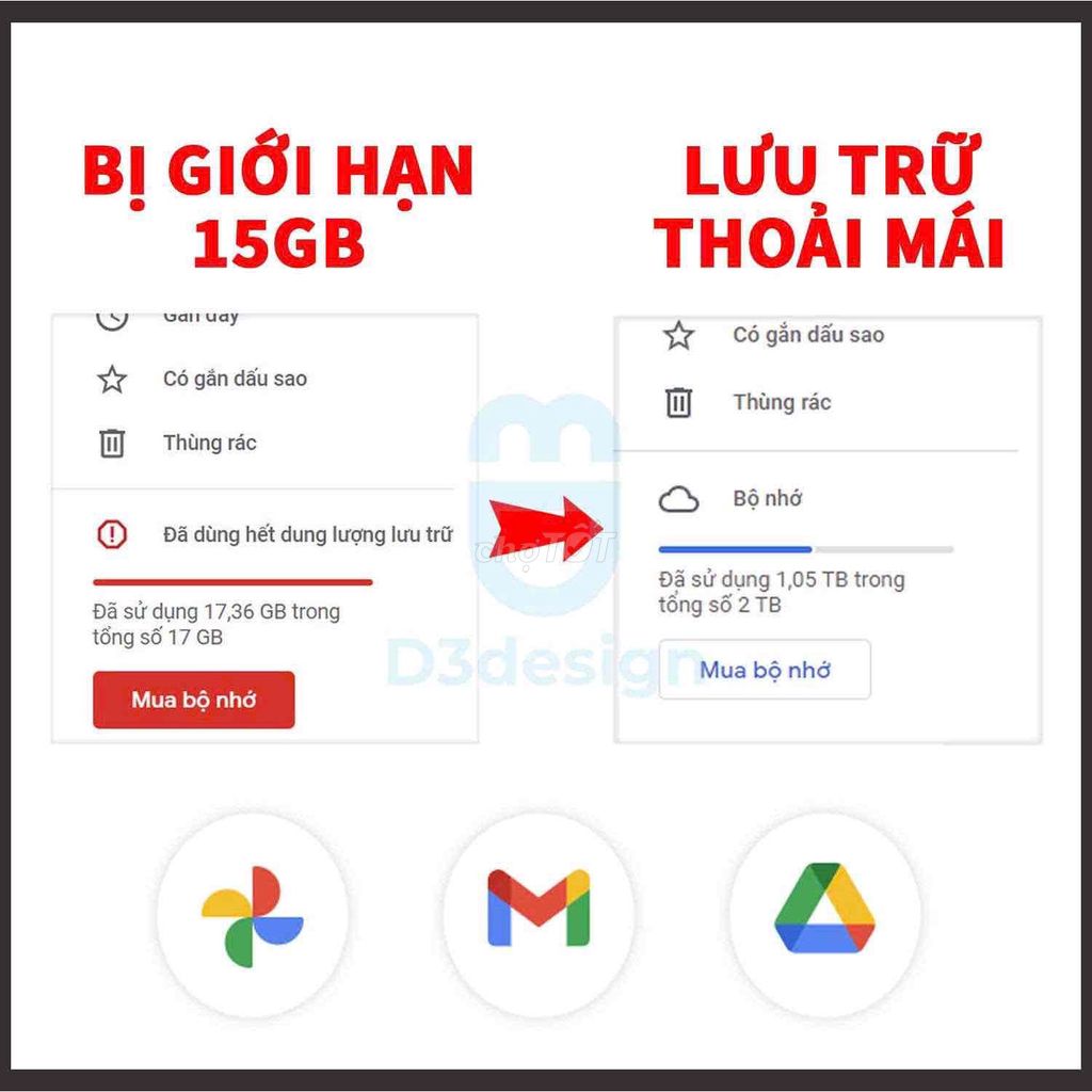 Nâng cấp dung lượng Google Drive giá rẻ. Dịch vụ tại Quận 10 Tp Hồ Chí Minh được đăng bởi Phong hình 1