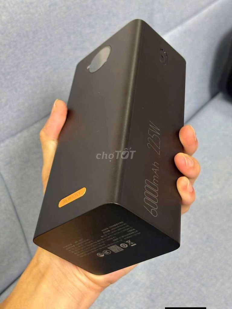 Sạc dự phòng Romoss 60000mAh Đen. Mua bán Phụ kiện (Màn hình, Chuột...) tại Huyện Yên Phong Bắc Ninh được đăng bởi Lê Văn Thêm hình 1