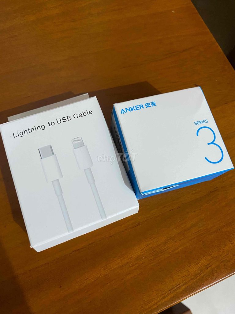 sạc nhanh anker Lightning to USB