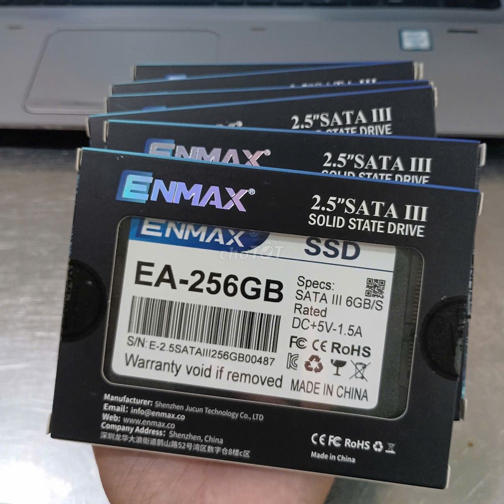 Bán Lỗ SSD Enmax 256Gb New 320K (SL) BH 12 tháng