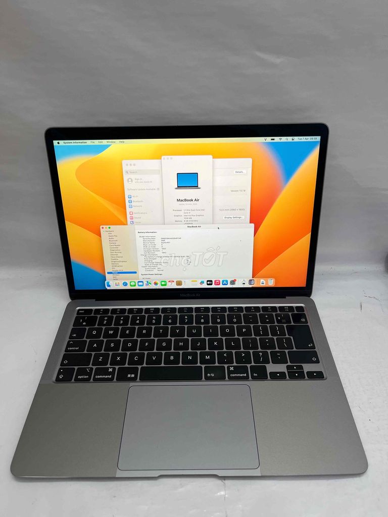 Apple MacBook Air 2020 i3 13 inch 8GB/256GB. Mua bán Laptop tại Quận Sơn Trà Đà Nẵng được đăng bởi BƠ BƯ Macbook Cũ hình 1