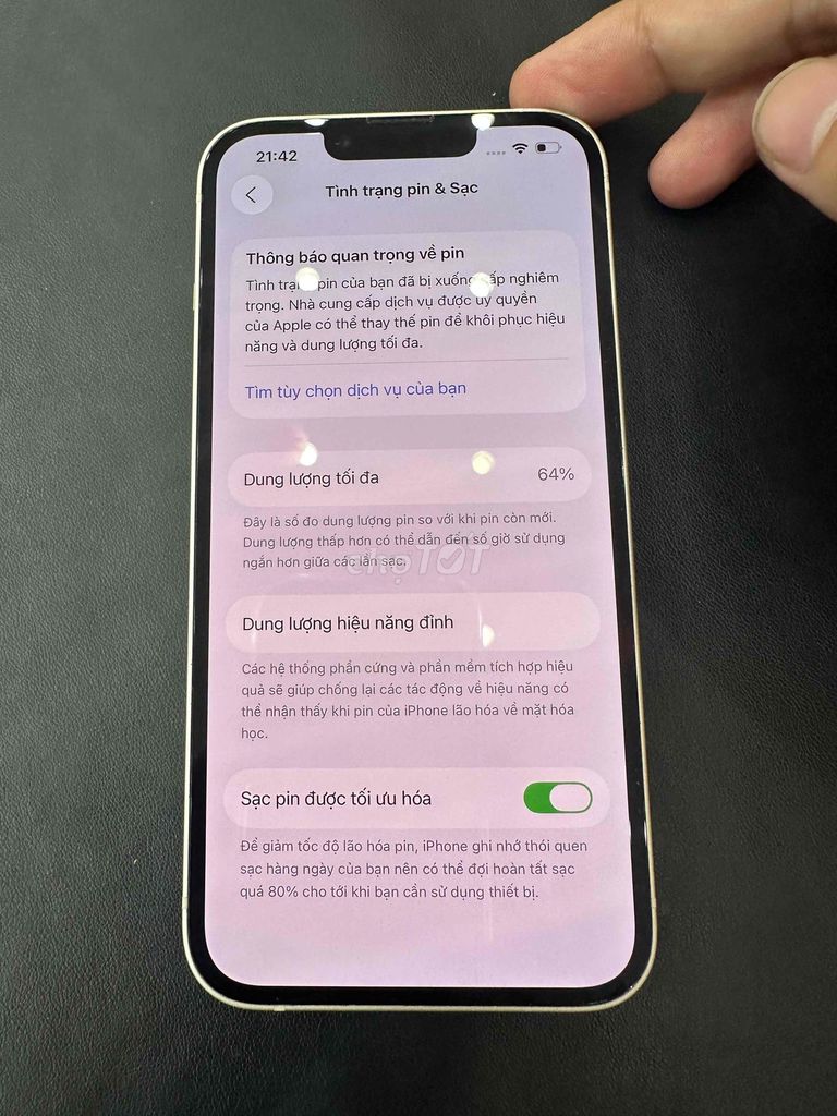 Apple iPhone 13 128GB Trắng. Mua bán Điện thoại tại Quận 4 Tp Hồ Chí Minh được đăng bởi ĐĂNG hình 1