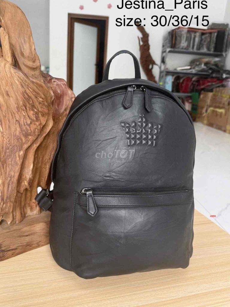 Balo J.Estina Da Đen Unisex size 30x36x15. Mua bán Túi xách tại Huyện Tân Phú Đồng Nai được đăng bởi Wang Andy hình 1