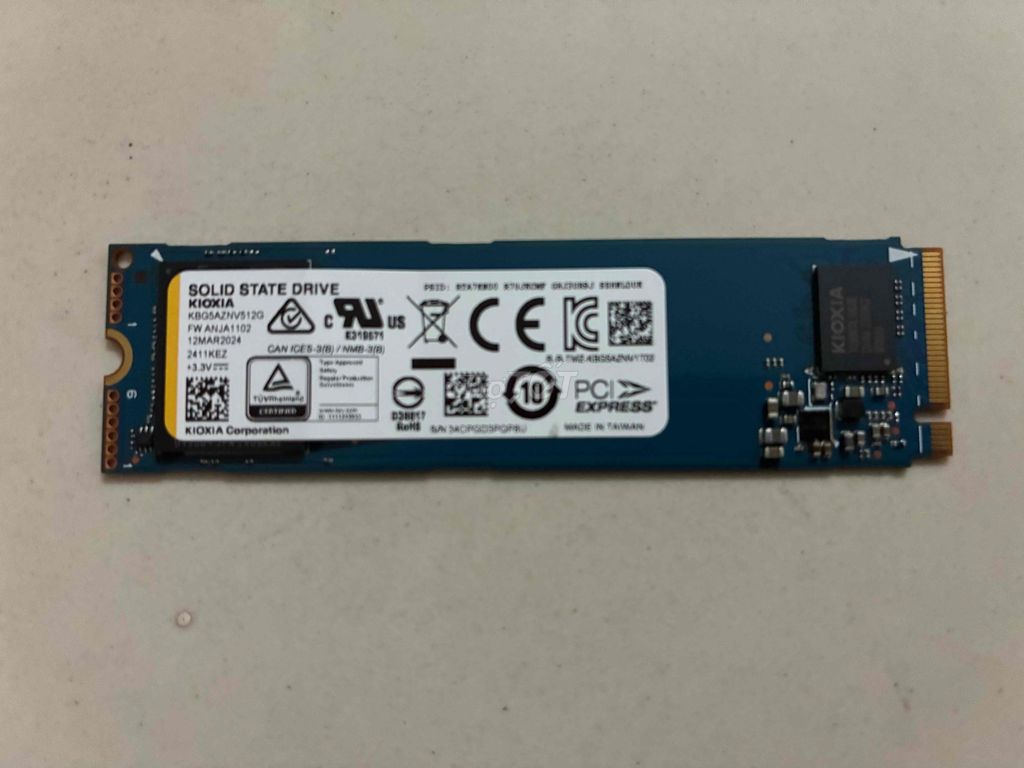 Ổ cứng SSD Kioxia 512GB Gen 4 sức khoẻ 100%. Mua bán Linh kiện (RAM, Card...) tại Quận 4 Tp Hồ Chí Minh được đăng bởi Vi Us hình 1