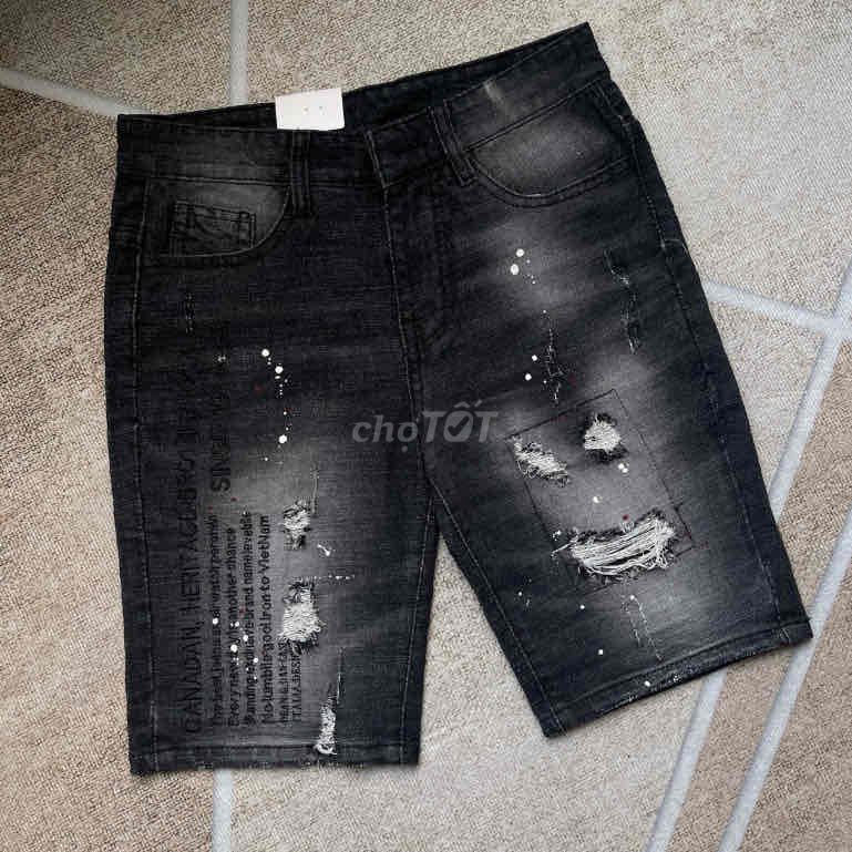 Quần short nam Jean Đen Trẻ trung. Mua bán Quần áo tại Huyện An Dương Hải Phòng được đăng bởi Văn Quyền hình 1