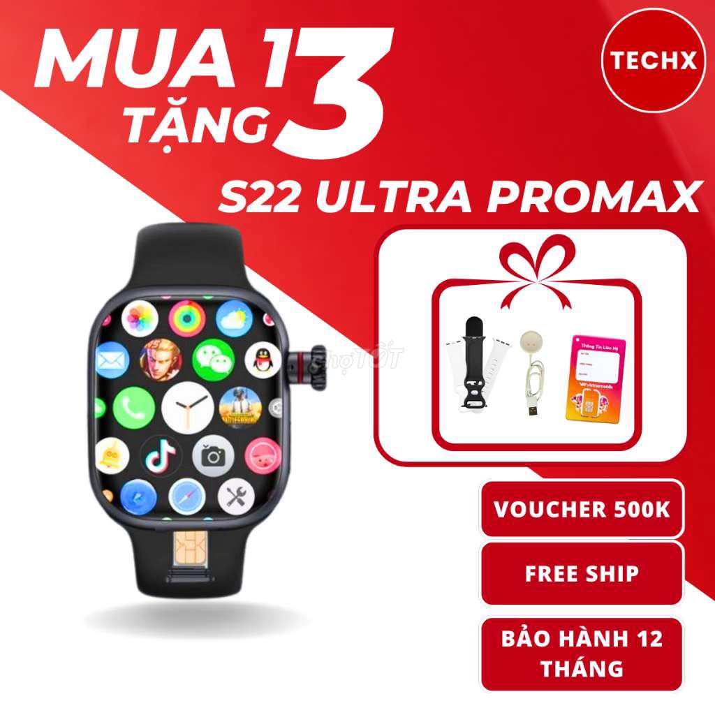 Pass TechX S22 Ultra Promax 99%. Mua bán Thiết bị đeo thông minh tại Quận Bình Thạnh Tp Hồ Chí Minh được đăng bởi Cheasin Bem hình 1