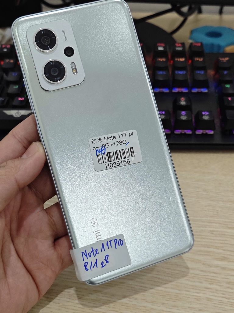 Xiaomi Redmi Note 11T Pro 5G 8/128 Bạc sạc 67w COD. Mua bán Điện thoại tại Quận Ba Đình Hà Nội được đăng bởi Android Top hình 1