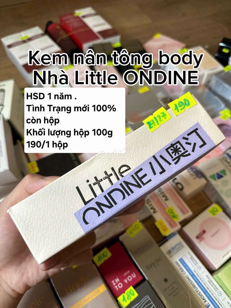 Kem nâng tông body Little ONDINE 100g Mới 100%. Mua bán Phụ kiện thời trang khác tại Huyện Bình Chánh Tp Hồ Chí Minh được đăng bởi Khánh Hiền hình 1