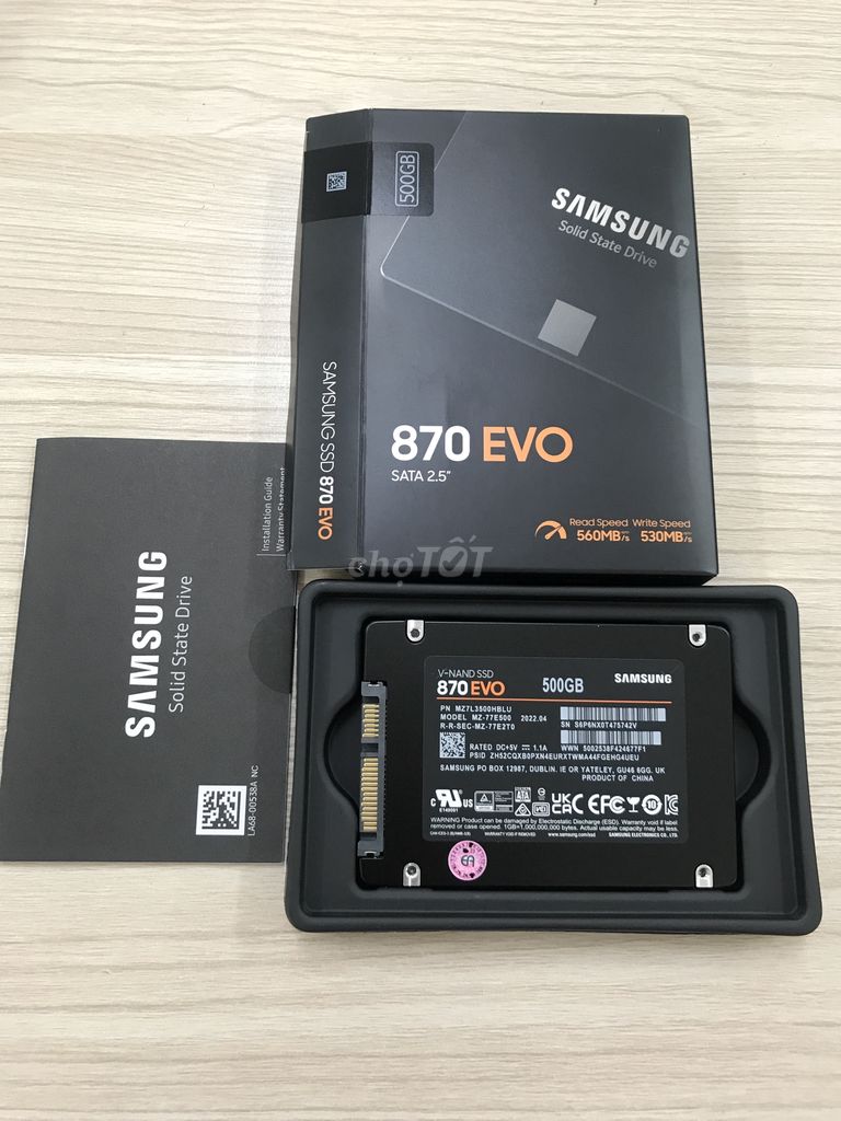 Ổ cứng SSD 500G Samsung 870 EVO New Hãng BH 5 Năm