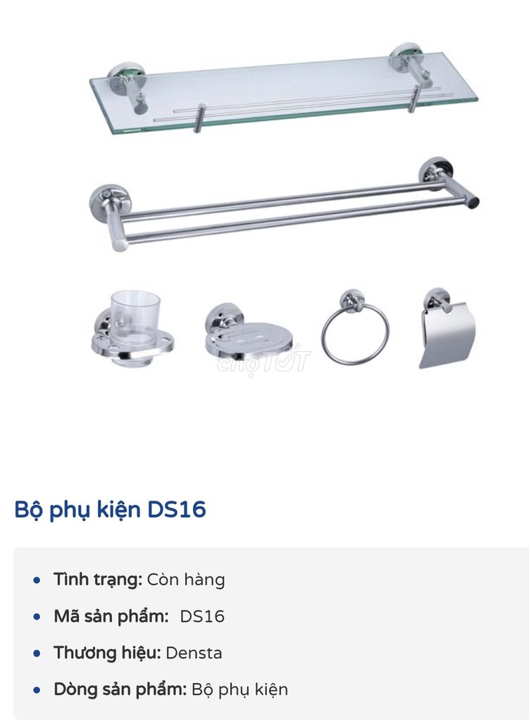 bộ phụ kiện  DS16 Giá 546kINBOX ngay chỉ còn 436k