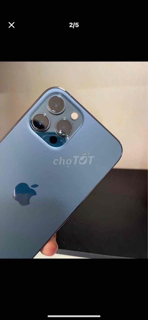 Apple iPhone 12 Pro Max Xanh dương. Mua bán Điện thoại tại Thị xã Giá Rai Bạc Liêu được đăng bởi Ruby Dương hình 1