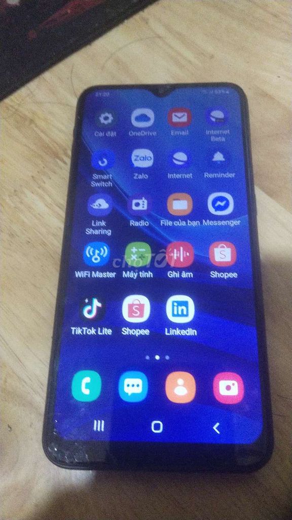 Samsung Đen Nứt kính cảm ứng. Mua bán Điện thoại tại Thành phố Vị Thanh Hậu Giang được đăng bởi Vanan hình 1