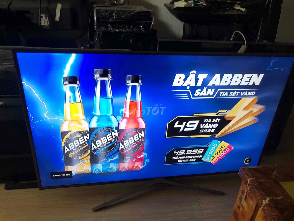 thanh lý smart tv samsung 55 in coi đá banh