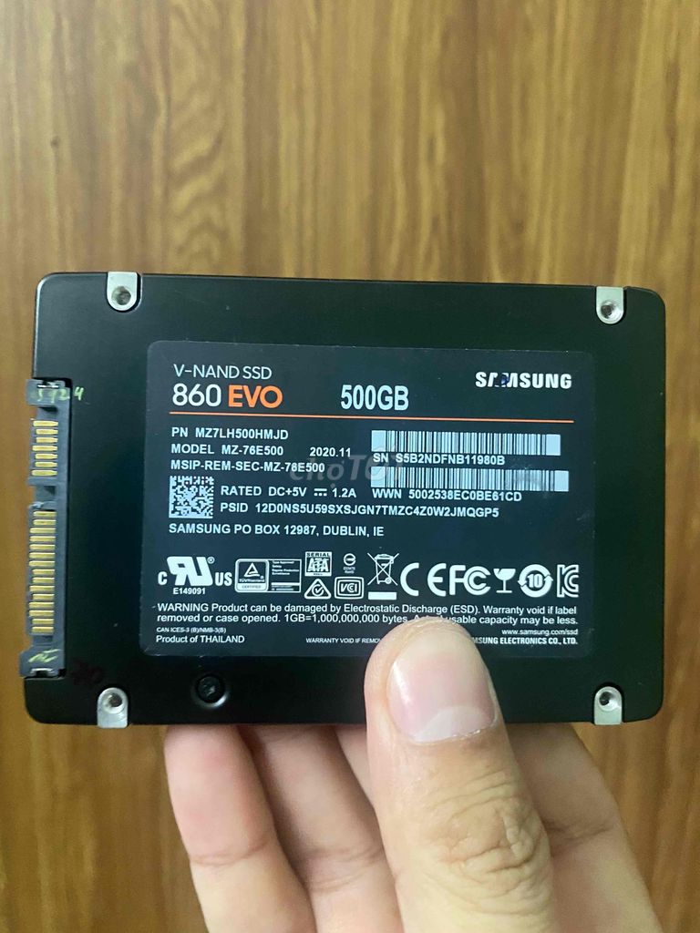 SSD Samsung Evo 500G zin all Win 10 Pro chuẩn usa