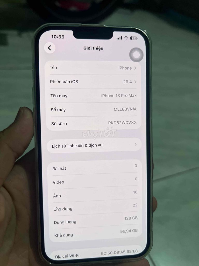 iPhone 13 Pro Max 128GB Vàng can bán. Mua bán Điện thoại tại Thị xã Bến Cát Bình Dương được đăng bởi Điệp Anh hình 1